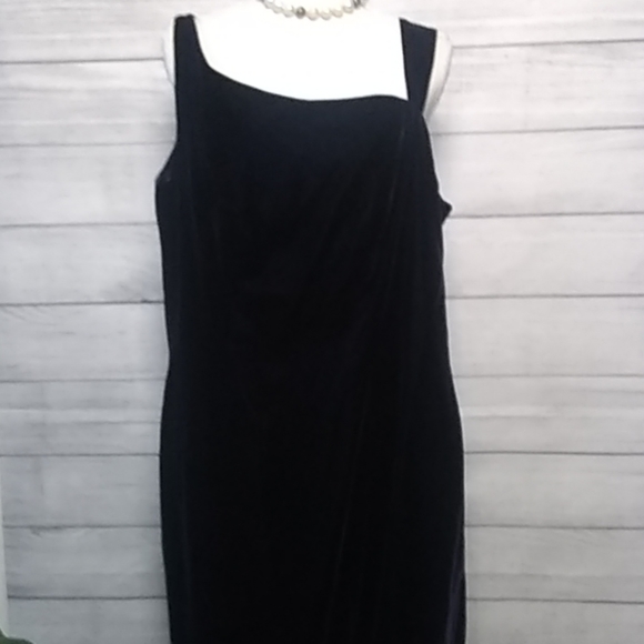 Velor Dress faux Velour Dress size 18 - Picture 1 of 8